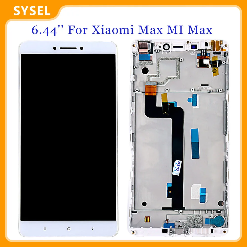 ЖК дисплей 6 44 ''для Xiaomi Max MI с сенсорным экраном и дигитайзером рамкой для