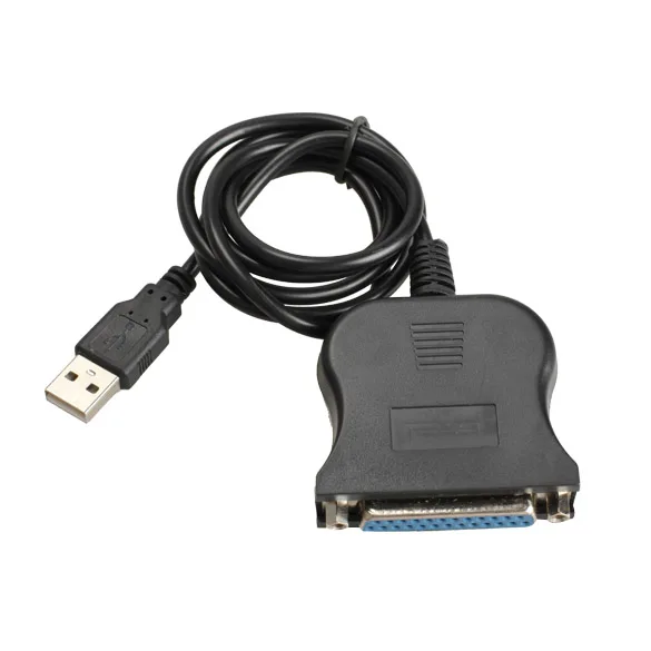 

Кабель-преобразователь с USB 1,1 на DB25 мама, LPT USB-адаптер, LPT-кабель, LPT-USB-кабель, черный, оптовая продажа