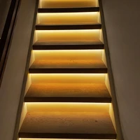 14 16 steps warm white 0 5m stair lighting led strip plug and play
