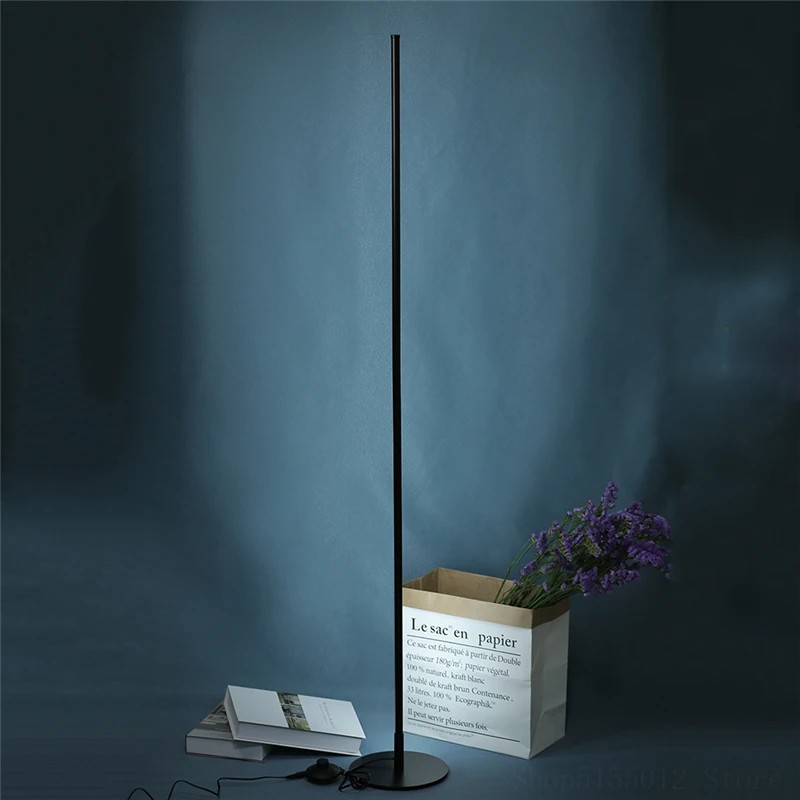 Нордическая простая светодиодная Напольная Лампа современный декор для