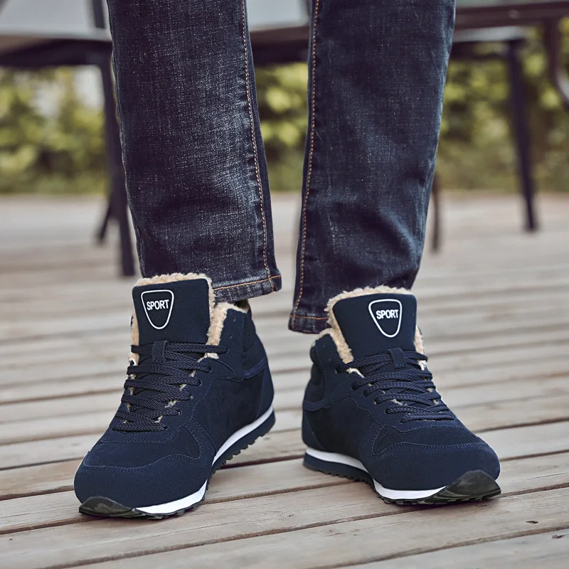 MANLI Мужская Уличная походная обувь трекинг Туризм теплые зимние ботинки Кемпинг