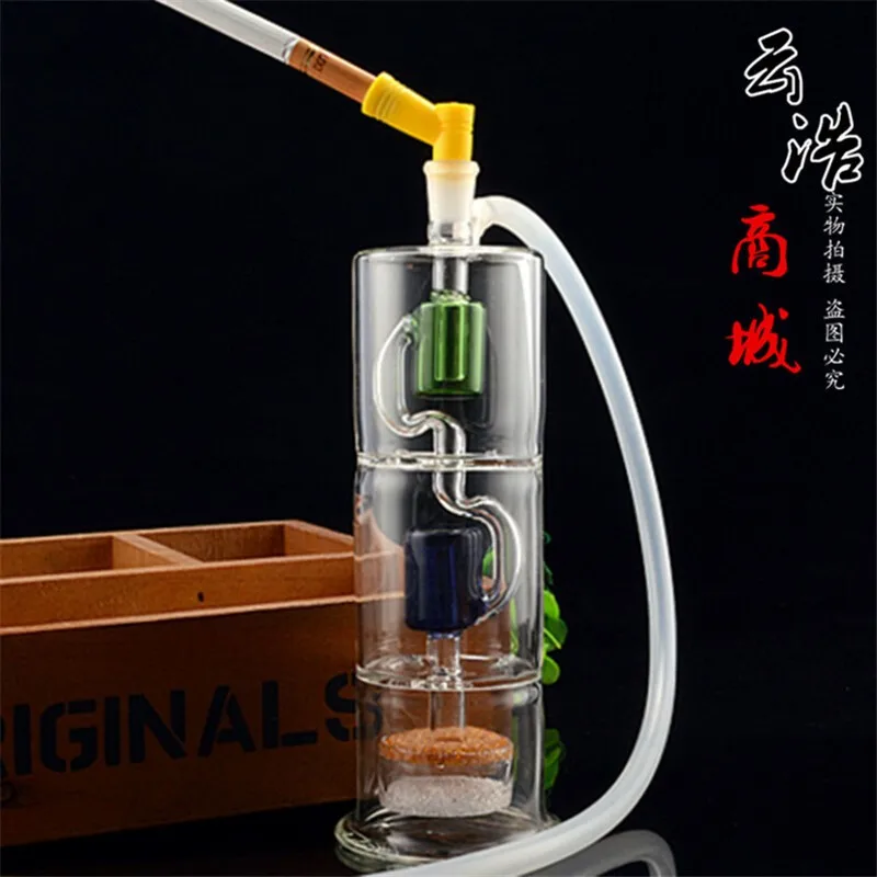 

Mute health hookah shisha smoking glass pipe set soc 22