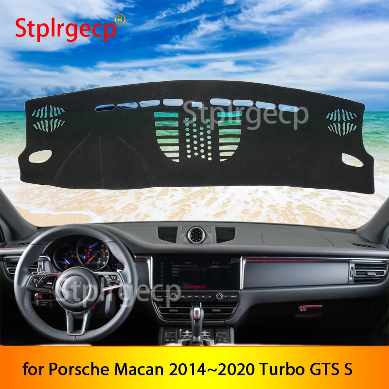 

Противоскользящий коврик для Porsche Macan 2014 ~ 2020 Turbo GTS S, защита от УФ-лучей, коврик для приборной панели, защитный коврик для приборной панели, ак...