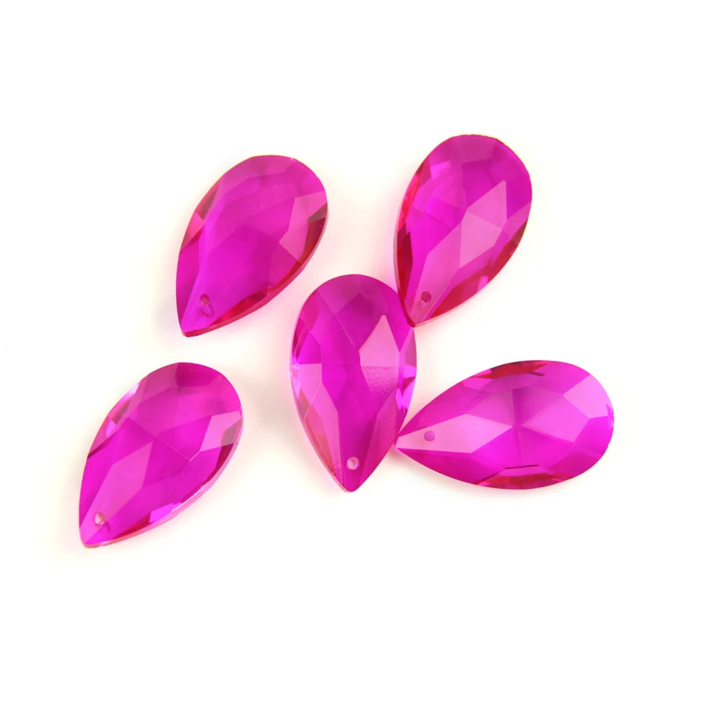 Розовая люстра 38 мм/50 мм/63 мм/76 мм Стеклянные запасные части подвесная