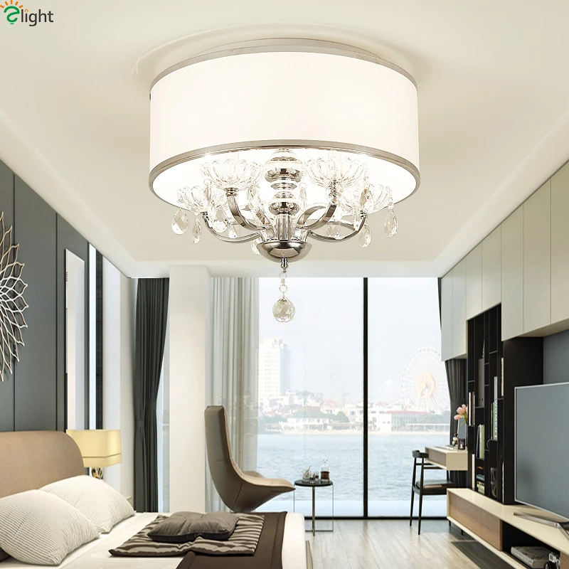 

Modern Lustre Crystal Led Pendant Lights Chrome Metal Dining Room Led Pendant Light Bedroom Pendant Lamp Hanging Light Fixtures