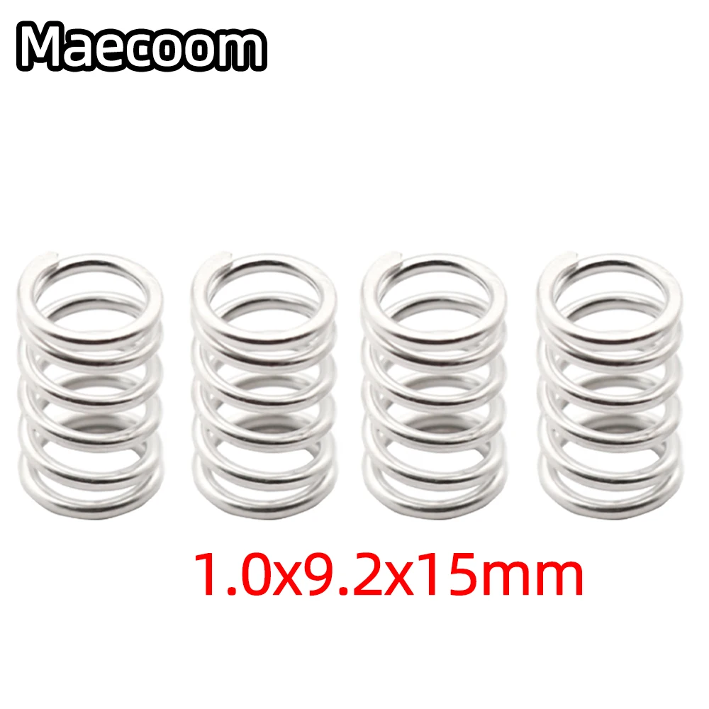 

Maecoom Stainless Steel Springs 3D Printer Parts 6.8mm Spring For UM2 Heatbed Heated Bed Adjusting Springs 1.2*9.2*15mm