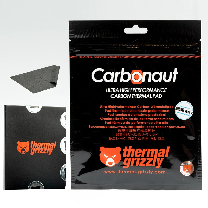 

Thermal Grizzly Carbonaut Carbon Thermal Pad 62.5W/mk Heat conductive Gap Pad For Computer Laptop CPU GPU Video Card Cooling