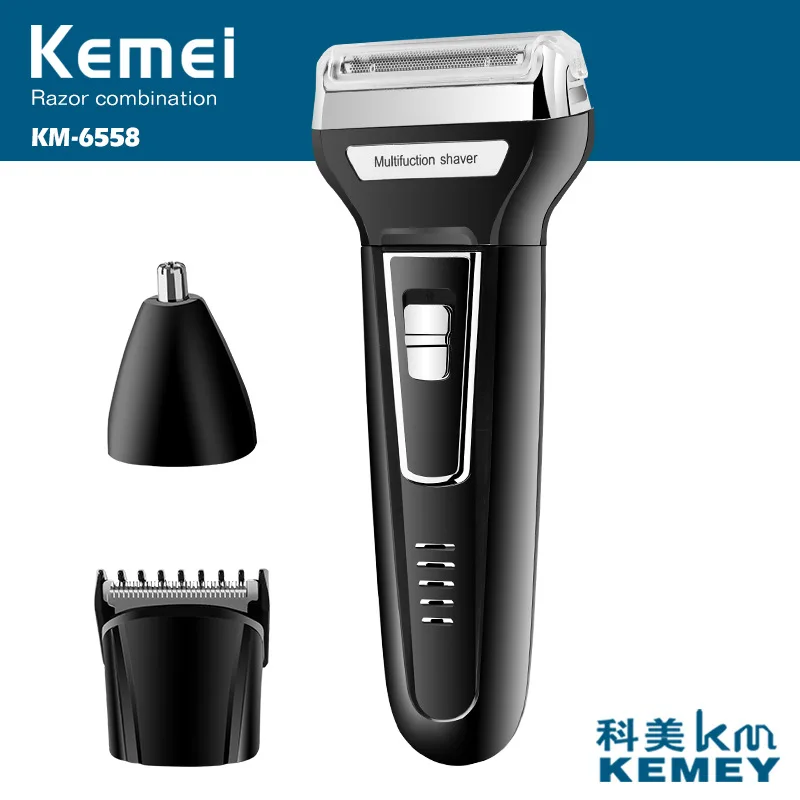 Reciprocating Electric Shaver 3 in 1 Washable Razor Beard Trimmer Floating Twin Blade Heads Rechargeable Men Shaving Machine 45D | Бытовая
