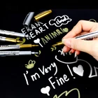 Ручка золотого и серебряного цвета 2 шт., свадебное украшение, ручка для подписи, украшение на день рождения, единорог, вечеринку, свадьбу, сделай сам, фотоальбом, скрапбукинг