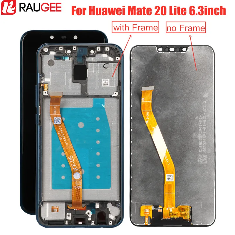 ЖК дисплей с рамкой для Huawei Mate 20 Lite сменный сенсорный экран дигитайзером|Экраны