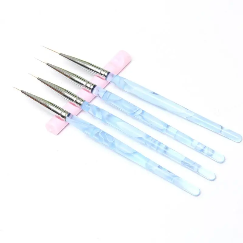 Прозрачная акриловая полка для нейл арта 5 сеток держатель кисти рисования