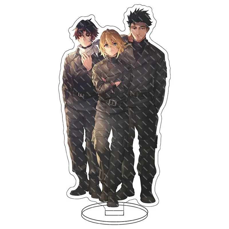 

Acrylic Stand Keychain Man 86eightysix Key Chain Women Key Holder Keyring Anime Key Ring Pendant Porte Clef Vladlena Milize