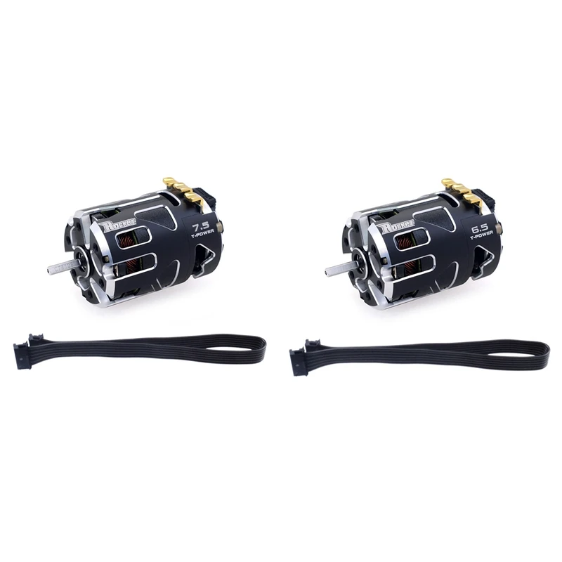 

SURPASS HOBBY 2Pcs Rocket 540 V5R Modified Sensored Brushless Motor RC Racing Car Motor 7.5T & 6.5T