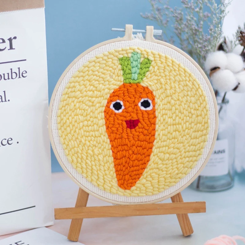 DIY милый рисунок моркови с вышивкой инструмент набор для рукоделия сумка иглы