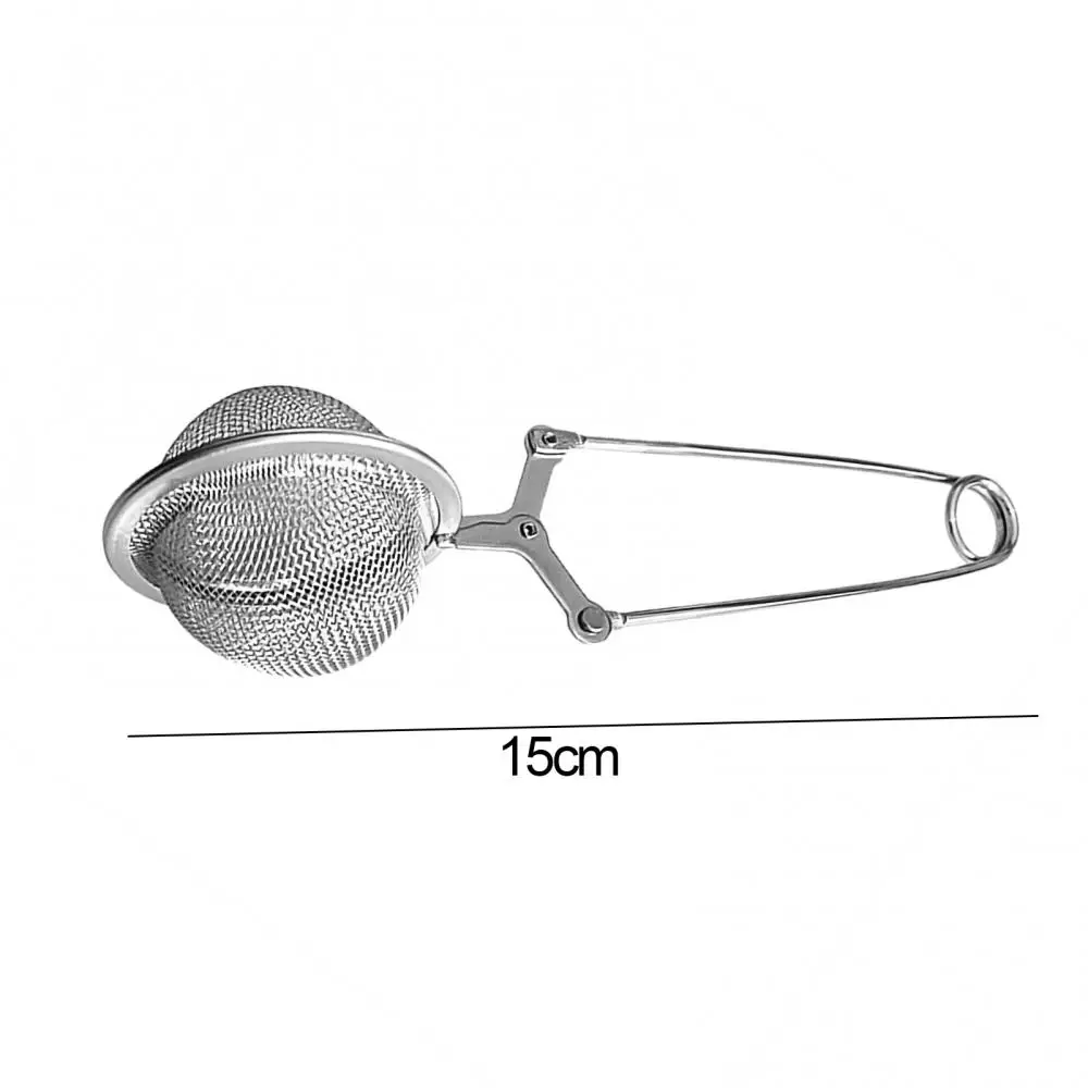 

1PC Stainless Steel Tea Infuser Chain Handle Tea Filter Seasoning Filter Ball