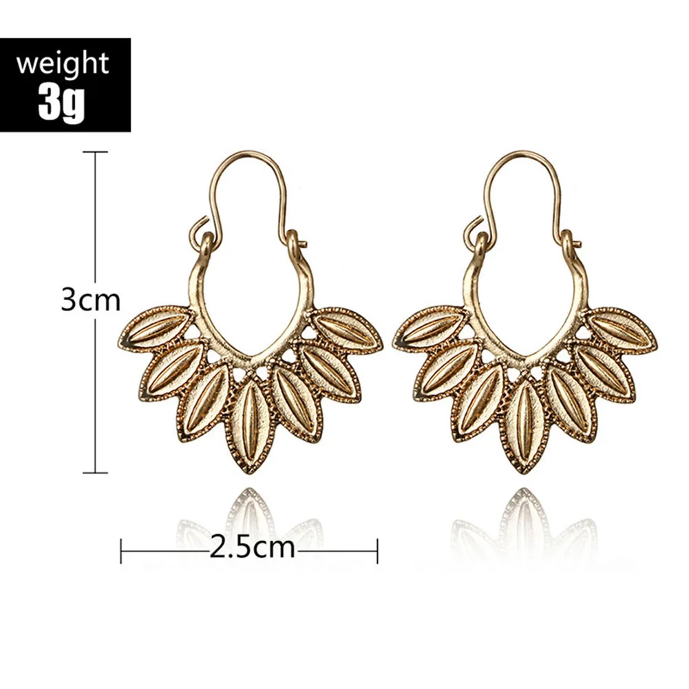 Женские винтажные этнические резные серьги ювелирные изделия античные