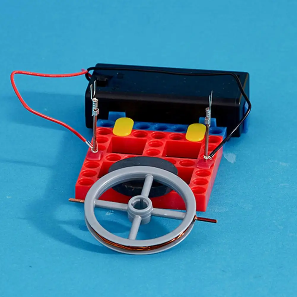 DIY Electric Motor Model Creative Educational Plastic Self-assembling Science Toy Kit for Children School Supplies |