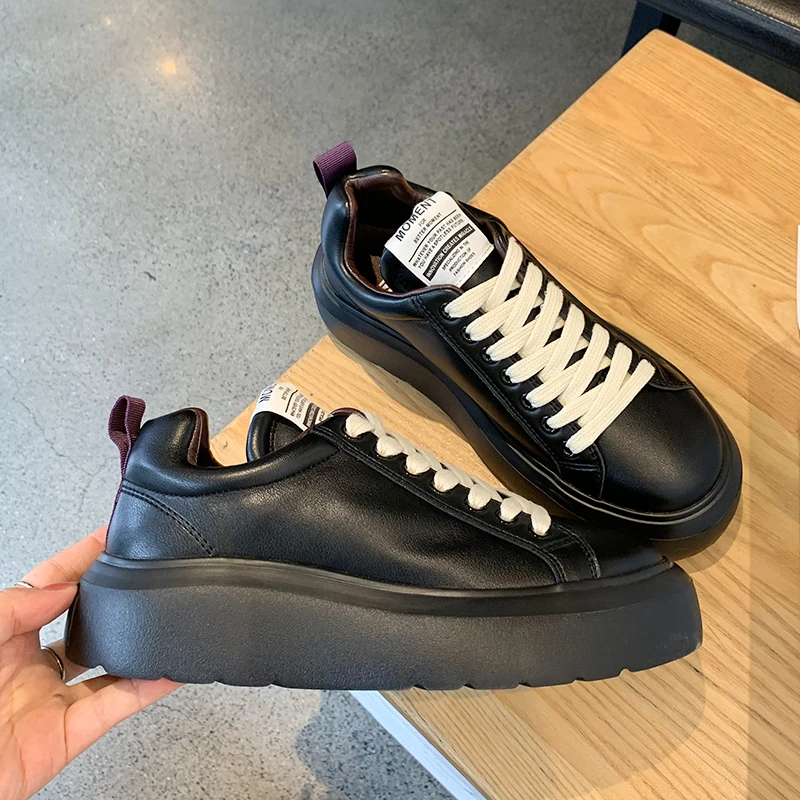 

New Summer INS Hot Sale Brand Punk Goth Round Toe Platform Wedges Women's sneakers Lace Up Design 2021 Casual Cute Women's Shoes