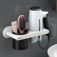 new creative hair dryer shelf toilet rack free perforation wall mounted shelf multi purpose storage rack