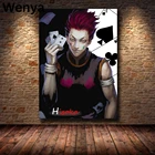 Популярная японская Картина на холсте из аниме Hunter X Hunter Hisoka Morow, настенный художественный декор, модные плакаты, декор для гостиной и спальни
