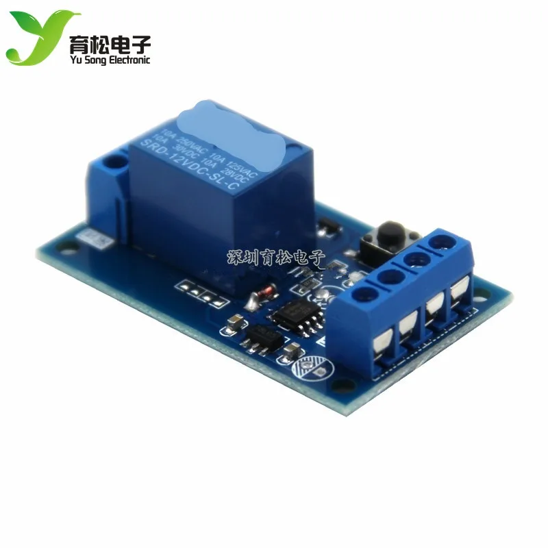 Однокнопочный релейный модуль 12 В переключатель модификации автомобиля