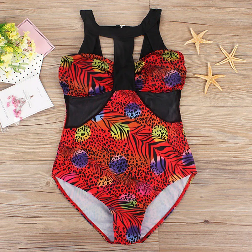 Сексуальный женский купальник бикини SAGACE 2020 большого размера сплошной танкини с