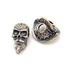 Инструменты для наружного применения EDC 2 части Классический Латунный викингов DIY нож бусины шнурок подвески Брелки Аксессуары