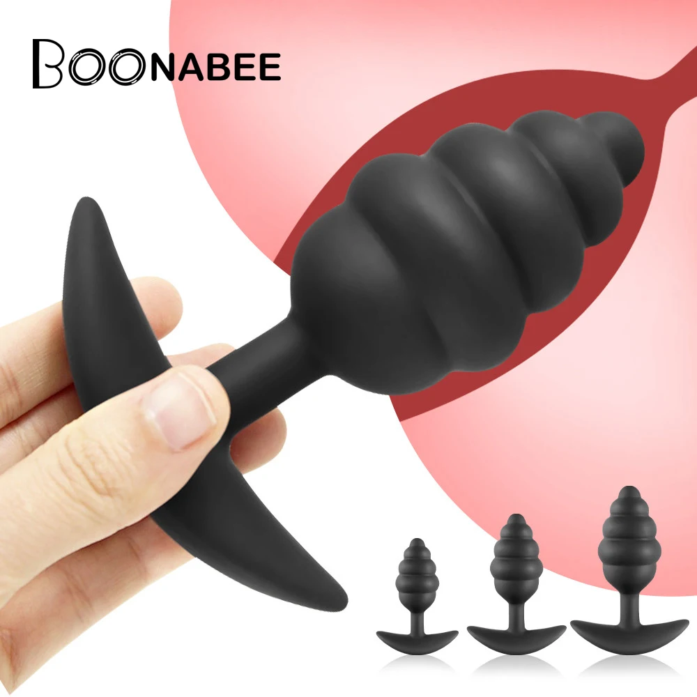 Силиконовая Анальная пробка анальные шарики открытый экспандер фаллоимитатор