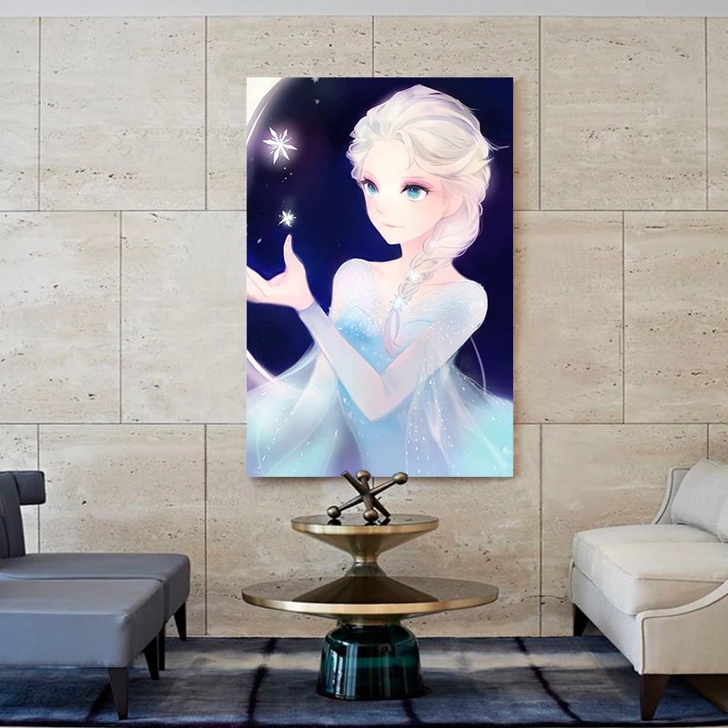 Мультяшная краска по номерам художественная живопись работа анимационный