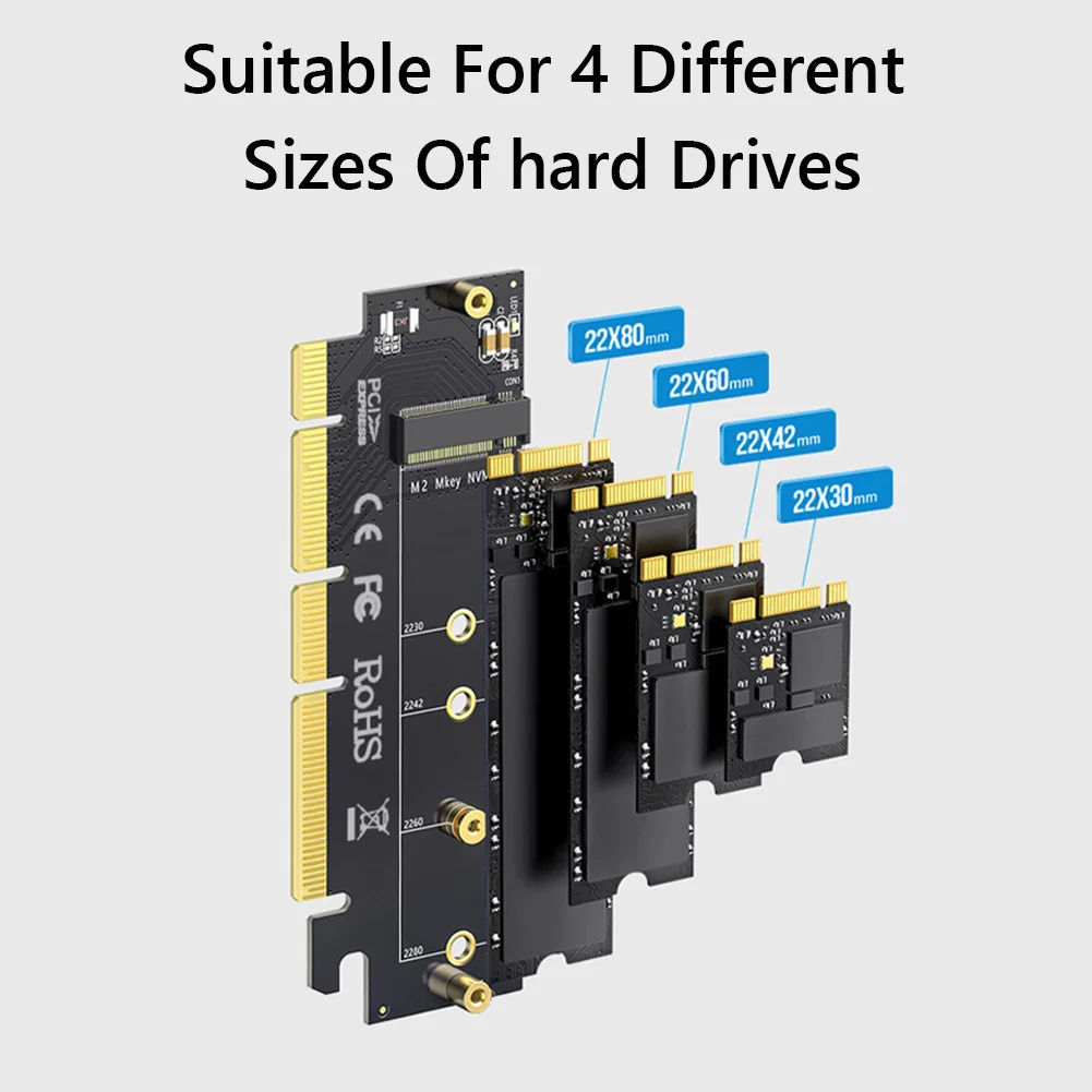 адаптер pci e на m 2 nvme высокоскорост