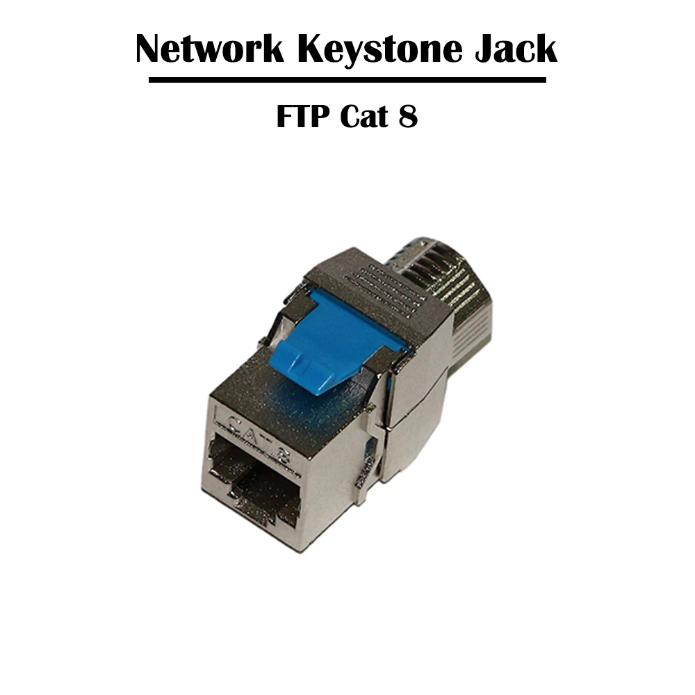 30 шт./лот FTP Cat 8/Cat 6A Keystone Jack Netwroking Fluke тестер Ethernet RJ 45 для кабелей коммутационной