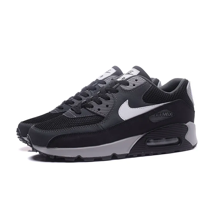 Оригинальные мужские кроссовки для бега Nike Air Max 90 эфирные, износостойкие, классические, спортивные, уличные, сетчатые, дышащие кроссовки 537384-111