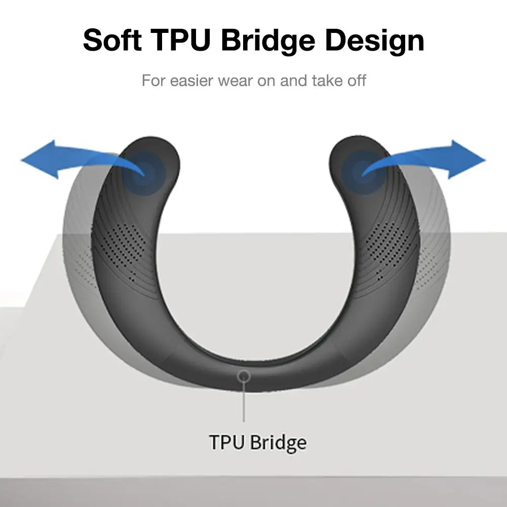 ER-BS07 портативный беспроводной шейный динамик Bluetooth с 3D звуком Встроенный