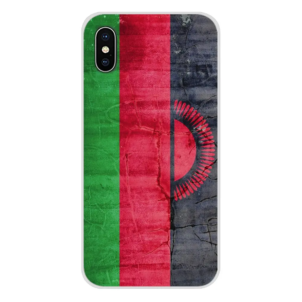 Мягкий чехол с рисунком национального флага Лесото Мали для Apple iPhone X XR XS MAX 4