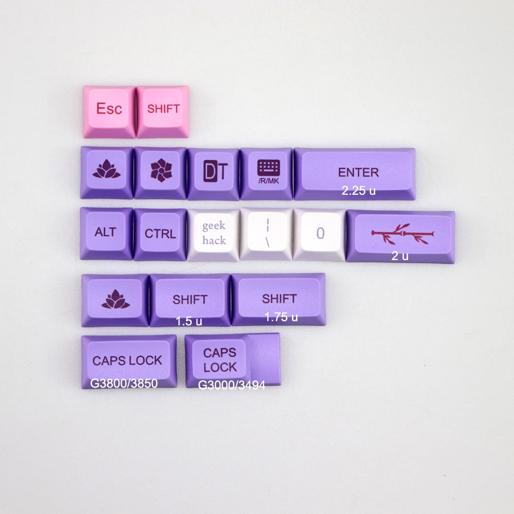 122 клавиш dye subbed keycap толстые PBT xdas профиль колпачки для 61 87 104 MX механическая клавиатура