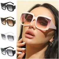 fashion sunglasses retro sun glasses unisex oversize frame eyeglasses anti uv spectacles square ornamental adumbral a