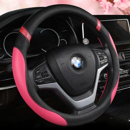 

Car steering wheel cover leather free hand-sewn grip cover modification For Lexus es200 Audi Bmw Benz car wheel cover