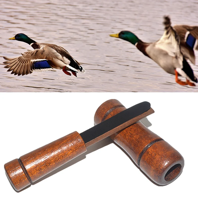 

Hunting Bait Duck Whistle Raw Wood Whistle Lure Bionic Duck Sound Trap Call Duck Bait for hunting Whistle Hunter Signal Shooting