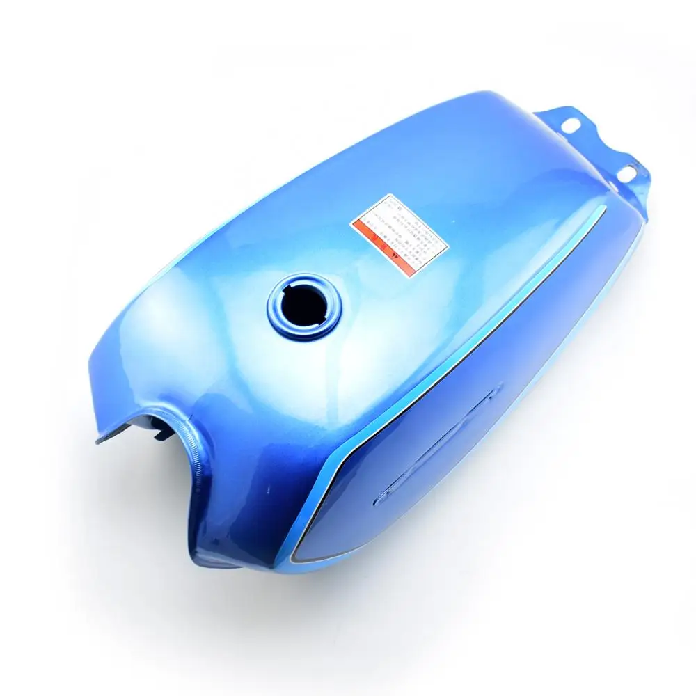 Топливный бак для мотоцикла бензиновый с замком и краем крыла боковая панель