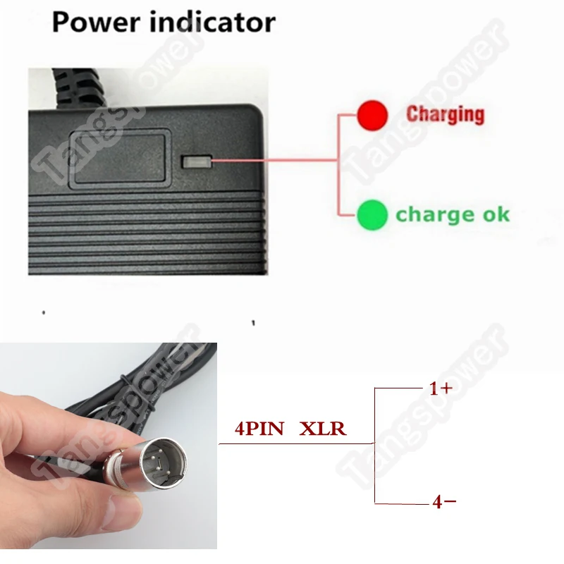 42v 2a electric bike lithium battery charger for 36v li ion battery pack e bike charger with 4 pin xlr connector free global shipping