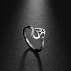 Буддизм индийское искусственное кольцо для женщин из нержавеющей стали сверхнатуральный талисман Мандала медитатио амулет Религиозные ювелирные изделия