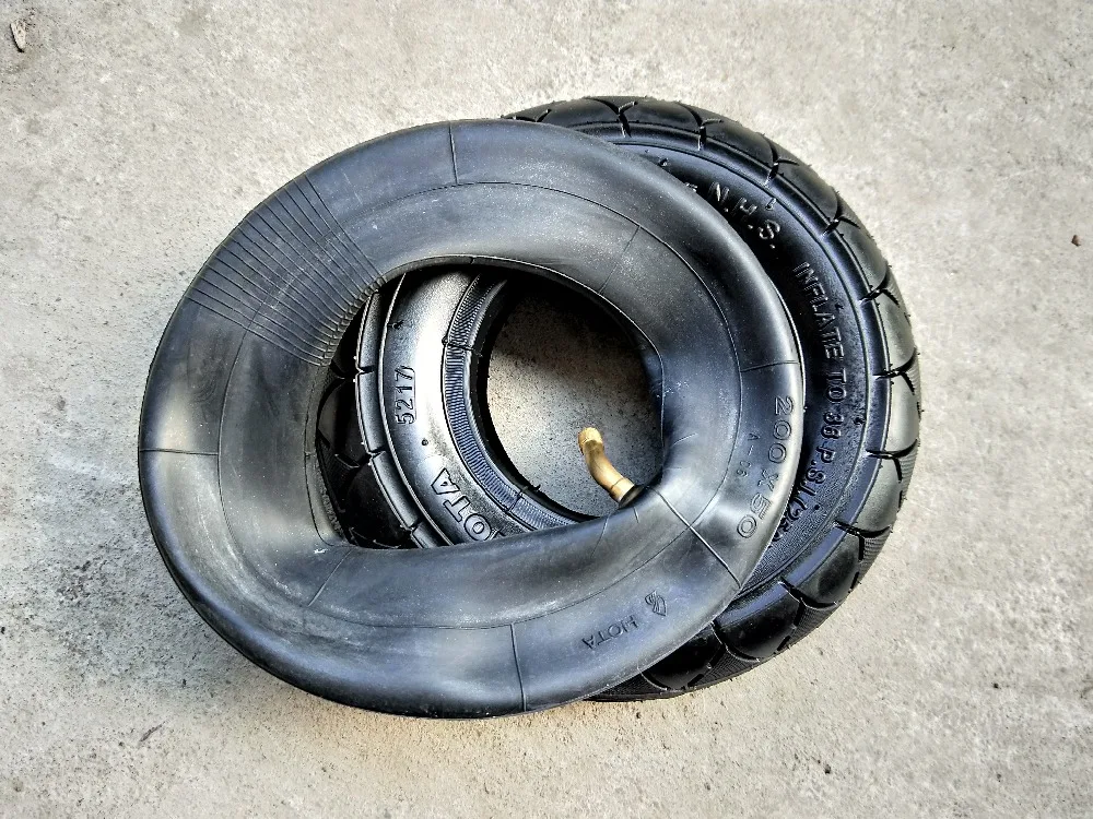 8 дюймовая складная электрическая шина для скутера внутренняя труба 200X50 бритвы E