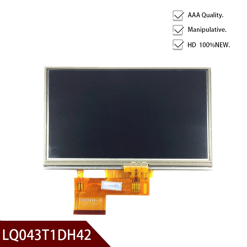 

Original 4.3 inch TFT LCD Display Screen with Touch Panel LQ043T1DH42 WQVGA 480*272(RGB) Free Shipping