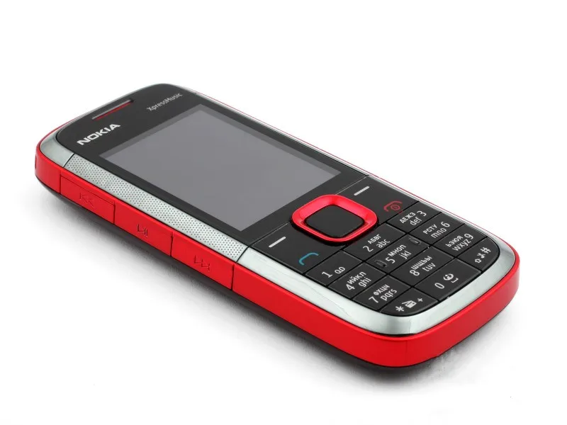 Разблокированный телефон Nokia 5130 XpressMusic 5130XM мобильный телефон Bluetooth FM Поддержка Русская клавиатура сотовый телефон