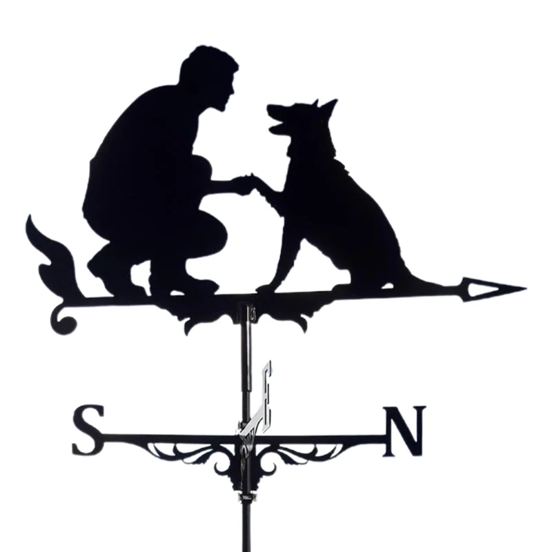 

Spray Paint Gardening Garden Decoration Sign Weather Vane Retro Farm Scene Garden Stake Weathervane Measuring Tools