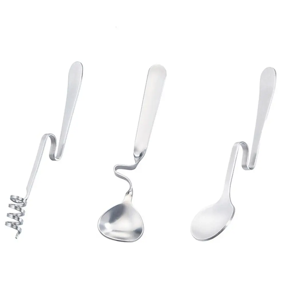 

3pcs/set Stainless Steel Honey Spoon Honey Dipper Syrup Dipper Stick Server For Honey Pot Jar Container