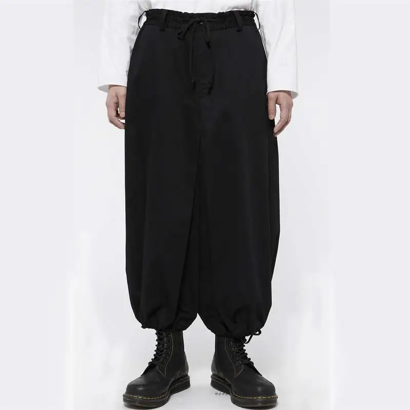 Spring and summer new men knickerbockers day vacation two trouser skirt solid color two wear casual slacks