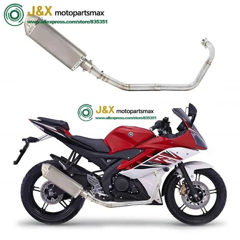 Мотоцикл Полная выхлопная система Escape Slip On выхлопных газов для Yamaha YZF R15 R125 MT125 V3 MT15