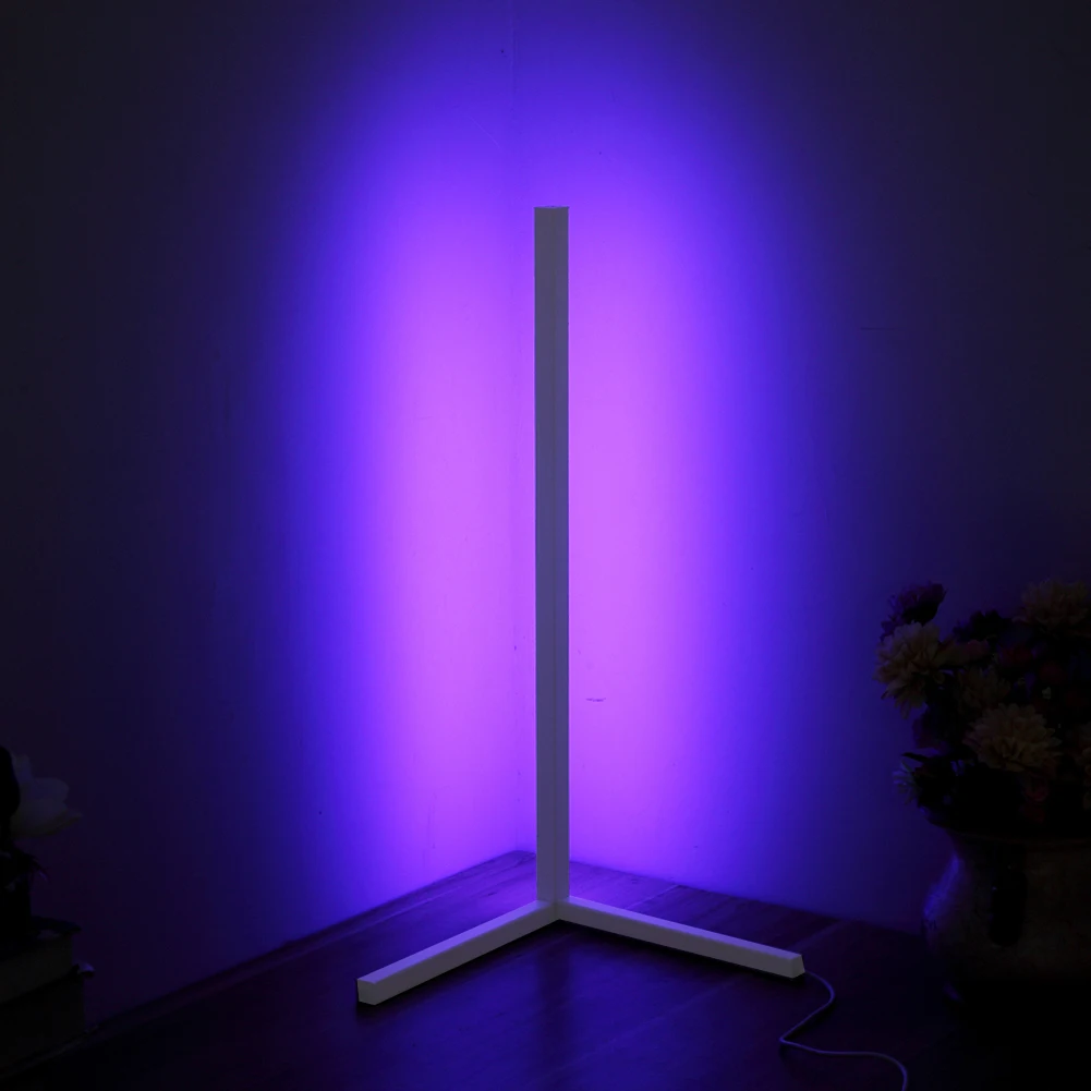 Простой RGB светодиодный напольный светильник современный настенный угловой