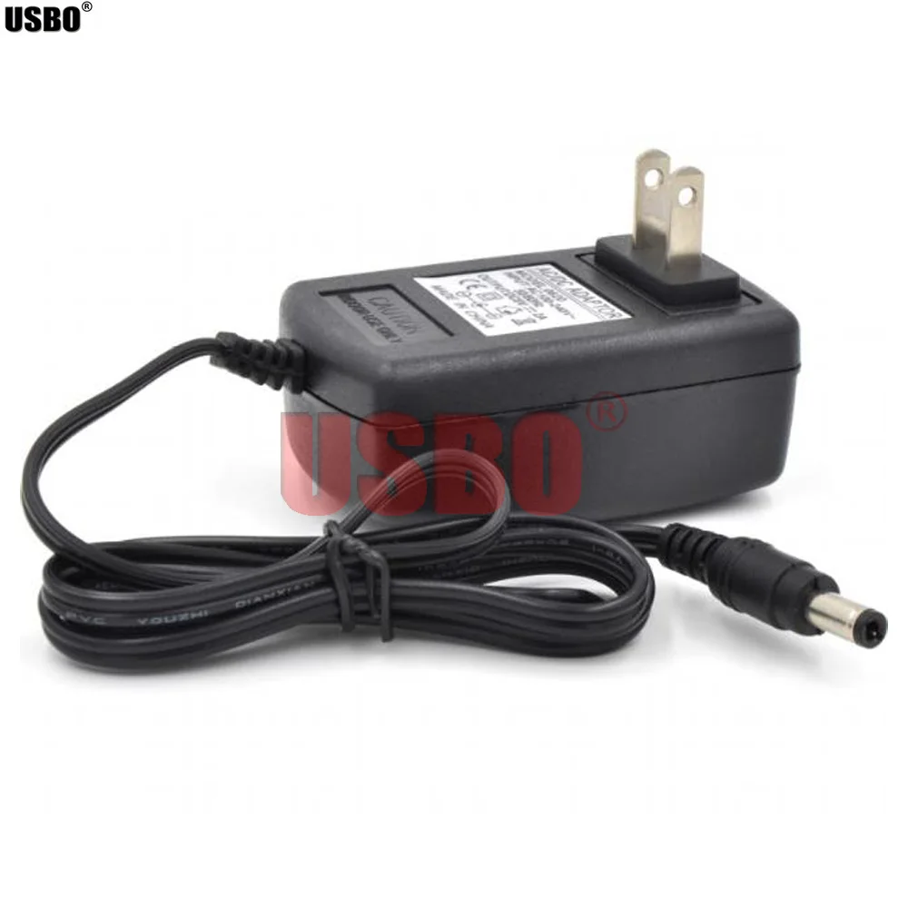 Адаптер питания черный длина 1 м американский стандарт зарядное устройство 13.5V1.5A